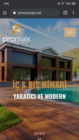 Promax Yapı Mobil Web Sitesi - MooW Medya Fabric